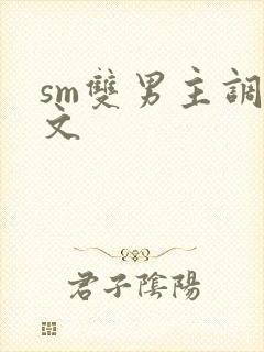 sm双男主调教文