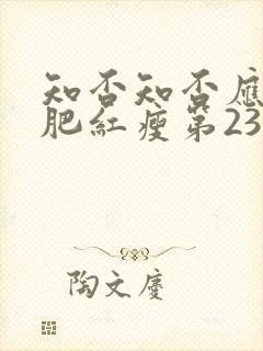 知否知否应是绿肥红瘦第23集封面