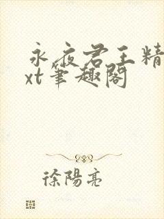 永夜君王精校txt笔趣阁封面