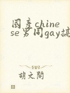 国产chinese男同gay搞基