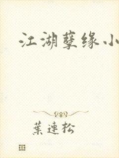 江湖孽缘小说封面