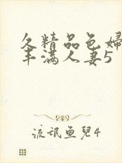 久精品色妇熟妇丰满人妻5