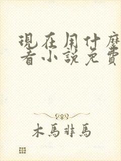 现在用什么软件看小说免费