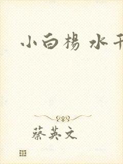 小白杨 水千丞