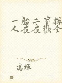 一胎二宝总裁大人夜夜欢全文免费阅读