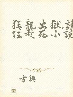 狂龙出狱,请诸位赴死小说完整版本封面