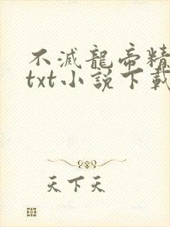 不灭龙帝精校版txt小说下载