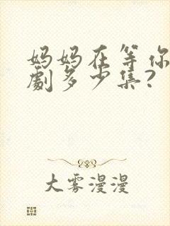 妈妈在等你电视剧多少集?