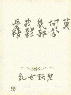 爱我几何莫妮卡精彩部分封面