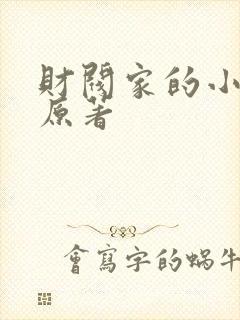 财阀家的小儿子原著