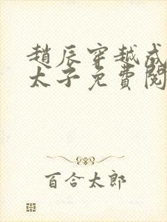 赵辰穿越成大景太子免费阅读