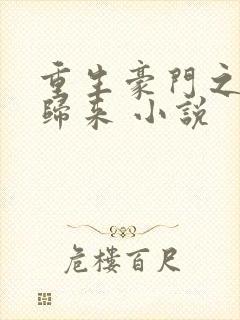 重生豪门之强势归来 小说封面