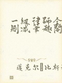 一级律师全文无删减笔趣阁封面