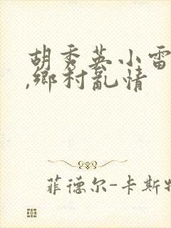 胡秀英小雷小说,乡村乱情