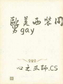 欧美西装同性猛男gay