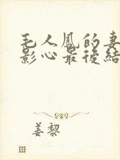 毛人凤的妻子向影心最后结局