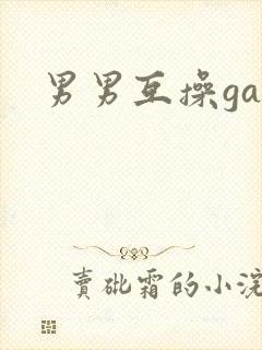 男男互操gay
