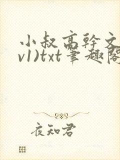 小叔高干文(1v1)txt笔趣阁