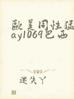 欧美同性猛男gay1069巴西