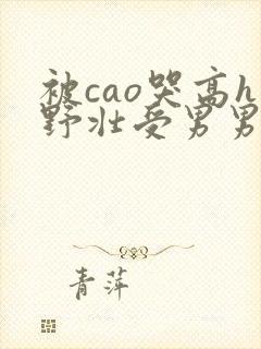 被cao哭高h野壮受男男