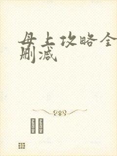 母上攻略全文无删减封面