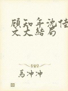 顾知年沈佳芮全文大结局封面