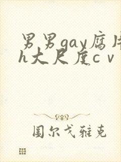 男男gay腐片h大尺度cⅴ
