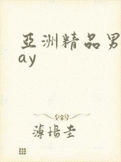 亚洲精品男男gay