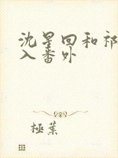 沈星回和祁煜双入番外