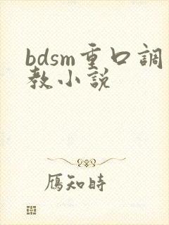 bdsm重口调教小说