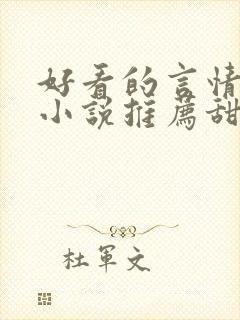 好看的言情现代小说推荐甜文封面