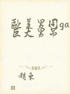 欧美男同gay巨大男吊