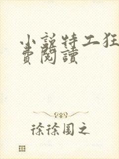 小说特工狂妃免费阅读封面