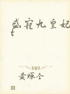 盛宠九皇妃txt封面