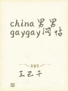 china男男gaygay网站