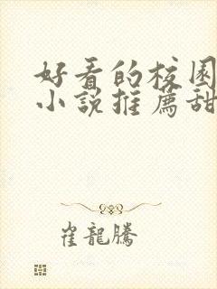 好看的校园言情小说推荐甜宠文