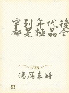穿到年代后全家都是极品全本下载