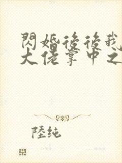 闪婚后后我成了大佬掌中之物马小宇