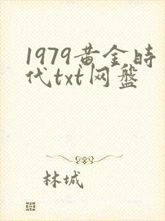 1979黄金时代txt网盘封面