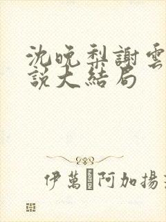 沈晚梨谢云迟小说大结局