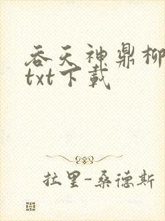 吞天神鼎柳无邪txt下载
