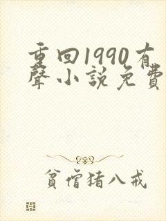 重回1990有声小说免费听封面