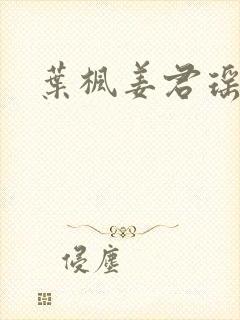 叶枫姜君瑶全文封面