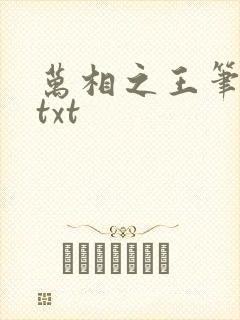 万相之王笔趣阁txt