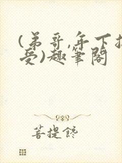 (弟哥,年下总受)趣笔阁封面