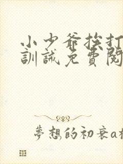 小少爷挨打日常训诫免费阅读
