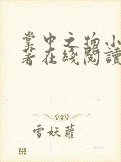 掌中之物小说原著在线阅读