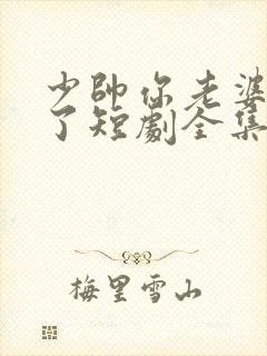 少帅你老婆又跑了短剧全集大结局
