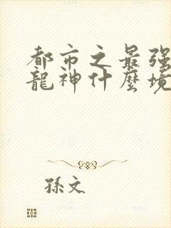 都市之最强狂兵龙神什么境界