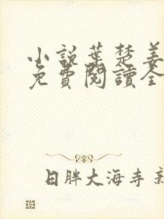 小说叶楚姜君瑶免费阅读全文